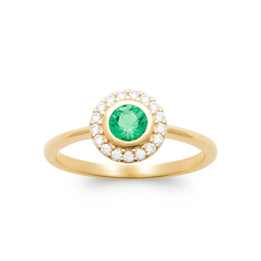 Rising Sun Ring - Green