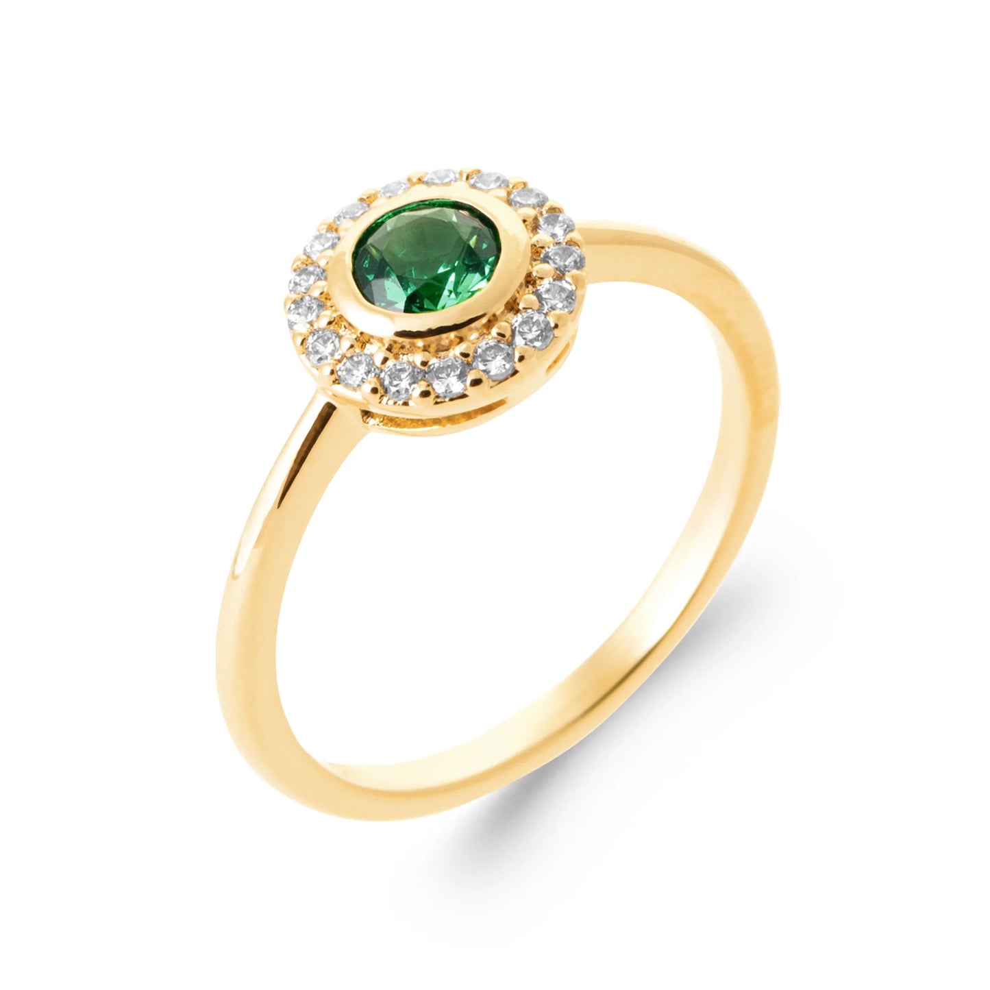 Rising Sun Ring - Green