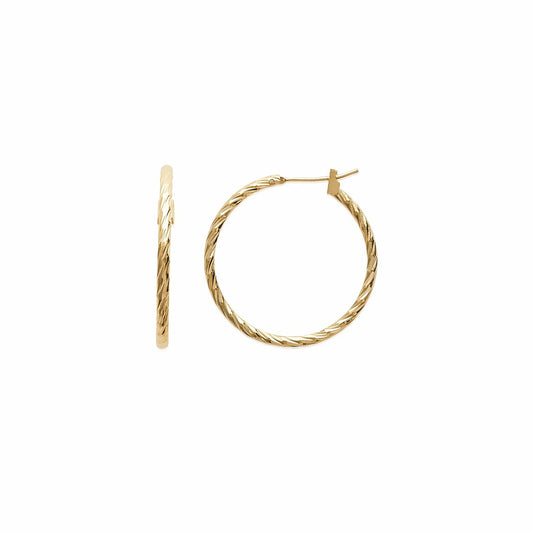 Burren Ruben Hoop Earrings
