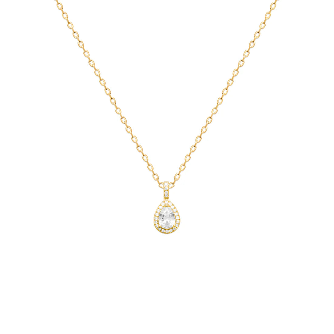 Blue Jeans Cz Necklace
