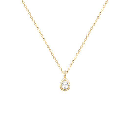 Blue Jeans Cz Necklace