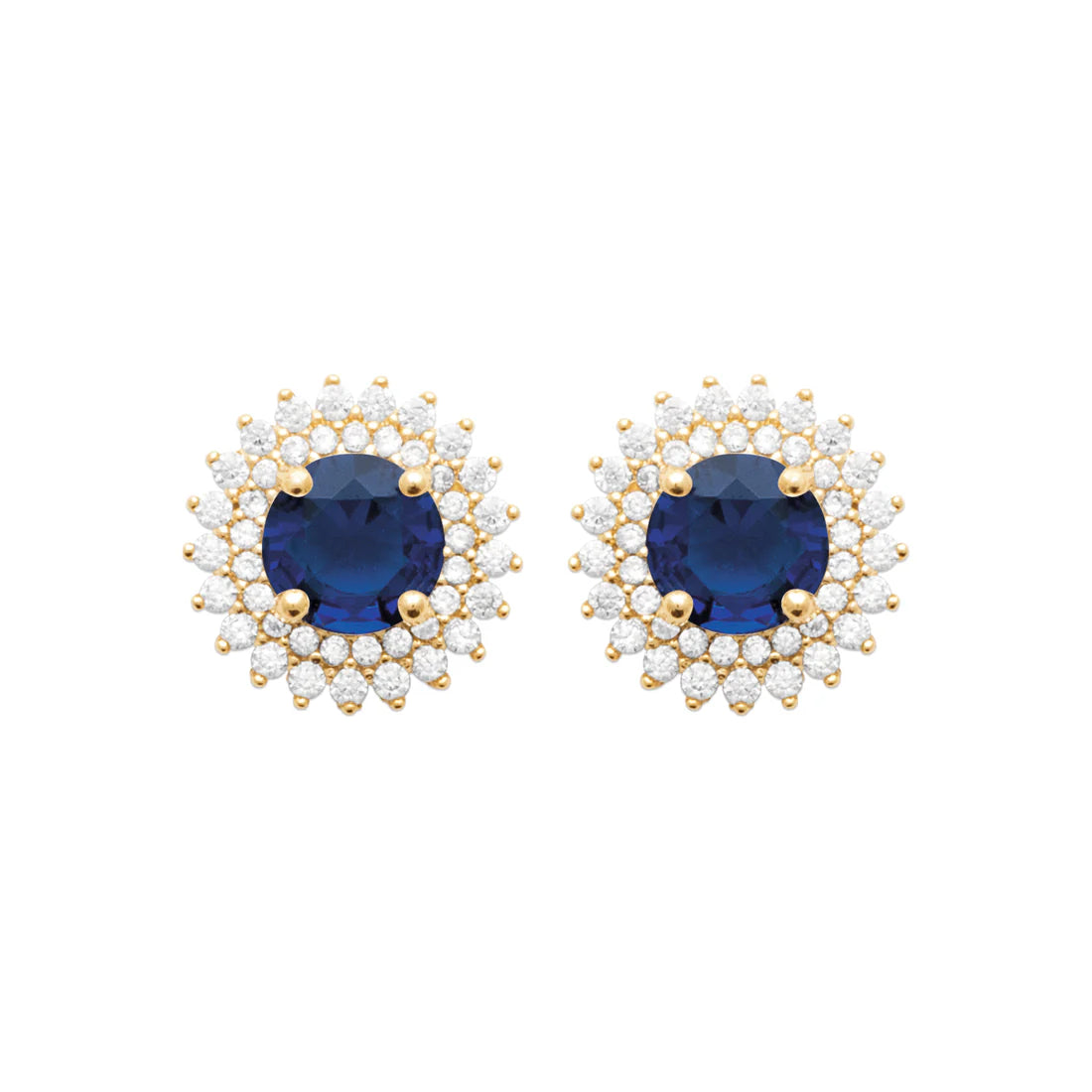 Madelyn Blue Cz Earrings
