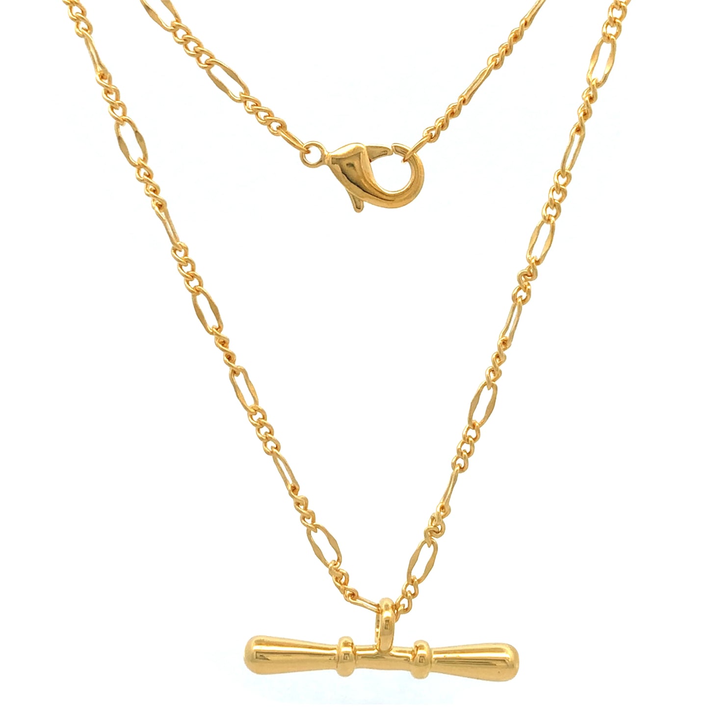 The Don't Cry Wolf T-Bar Necklace