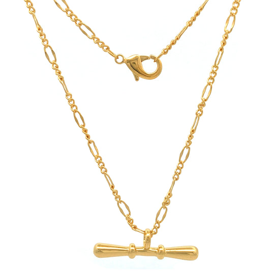 The Don't Cry Wolf T-Bar Necklace