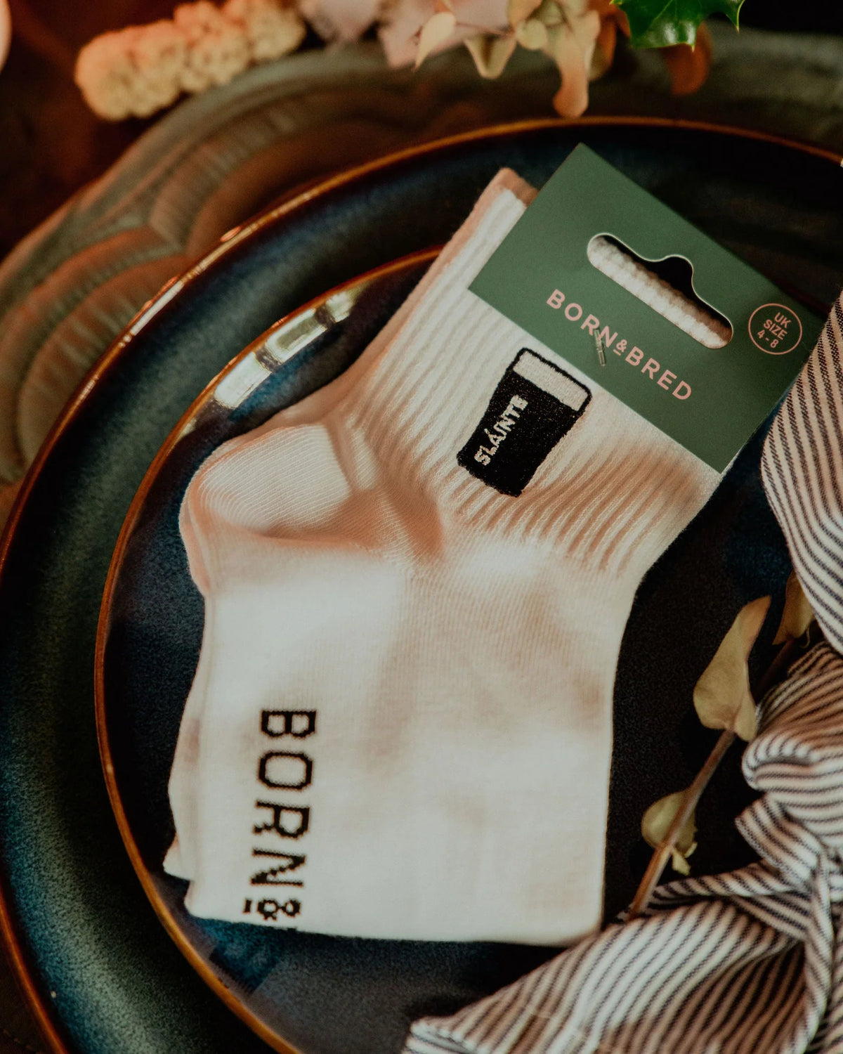 Sláinte Pint Ankle Socks | Born & Bred