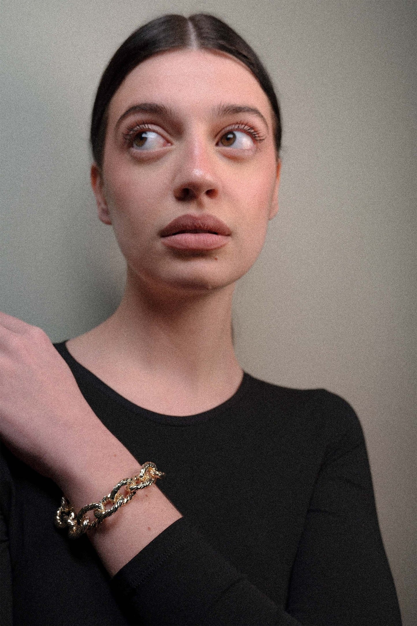 Round diamond mesh bracelet