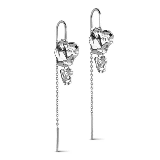 Silver Kim Drop Earrings