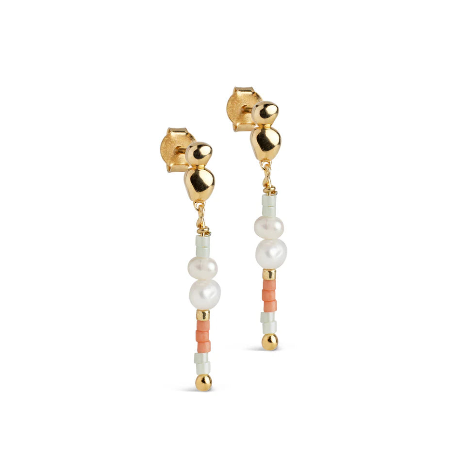 Gold Nara Whimsically Drop Earrings