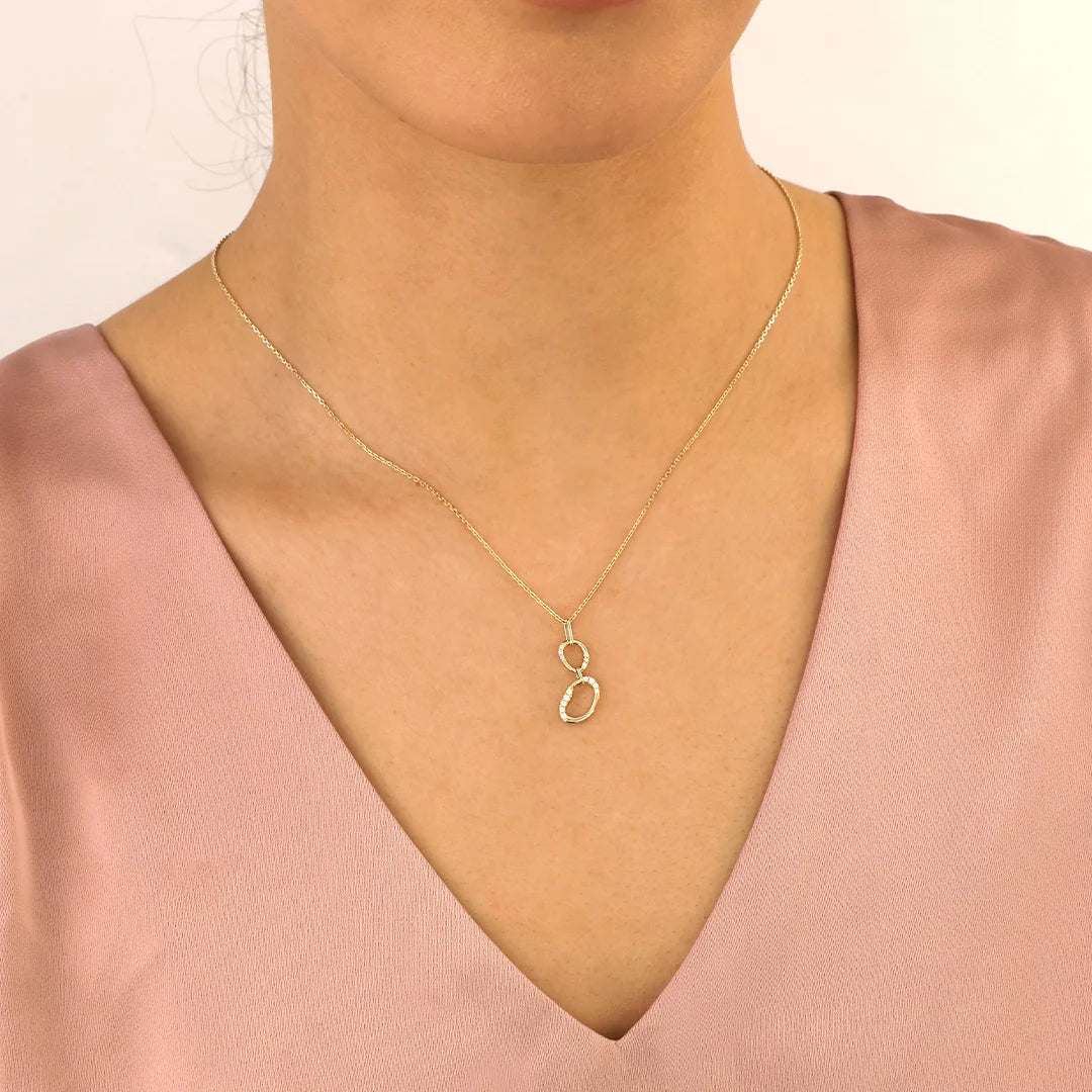 9ct Gold Èlance Necklace