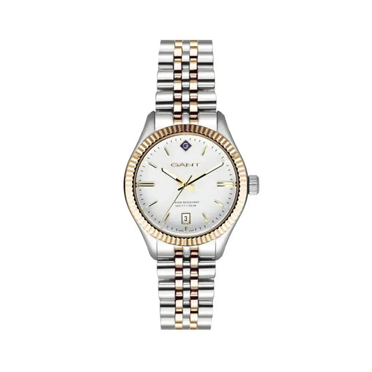 Ladies GANT Time Sussex Duo Tone Metal - White Dial