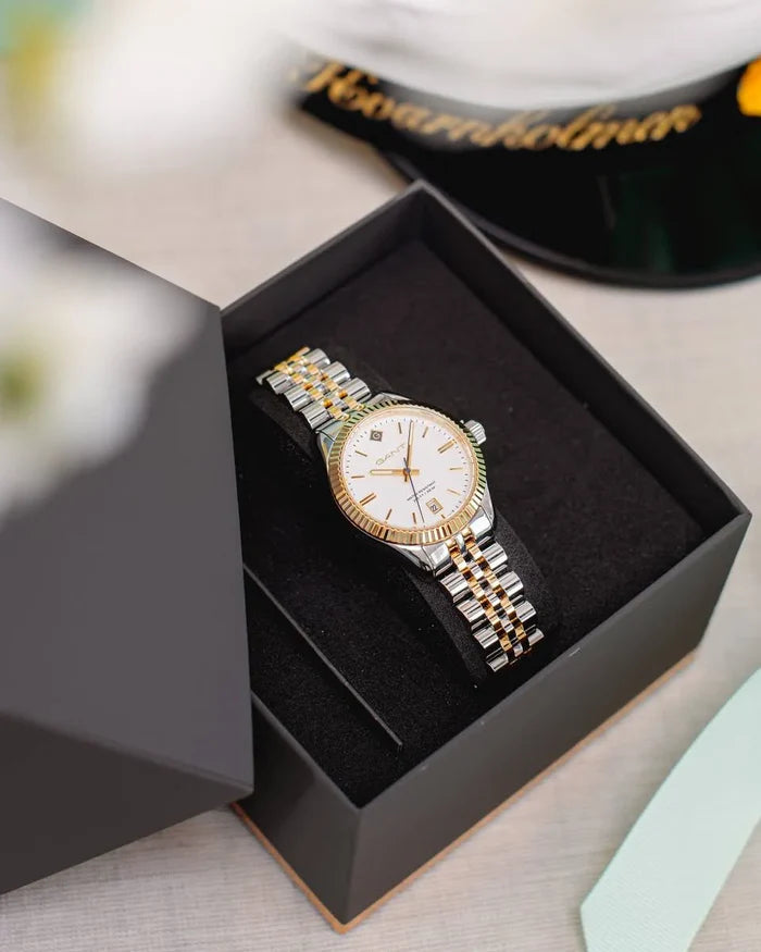 Ladies GANT Time Sussex Duo Tone Metal - White Dial