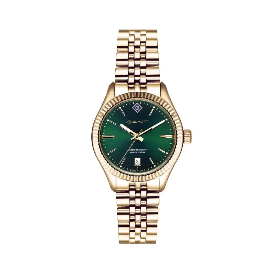 GANT Ladies SUSSEX Green Dial / Gold Watch