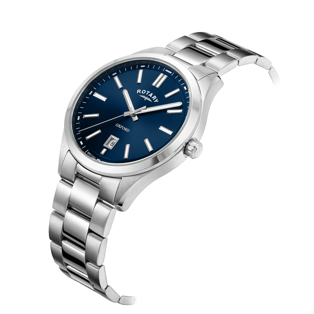 Rotary Men's SS Bracelet Blue Dial