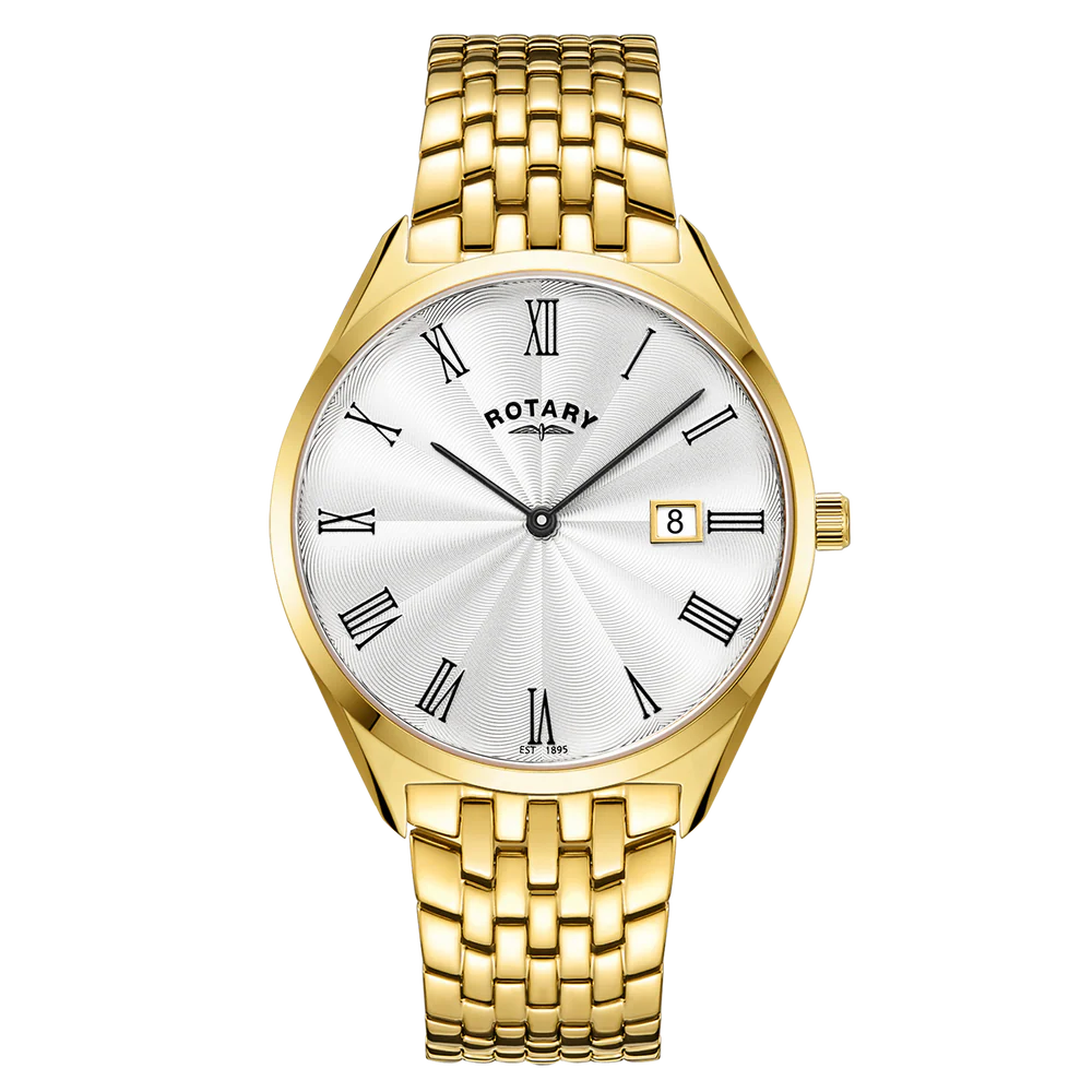 Rotary Ultra Slim Gents Gold Watch