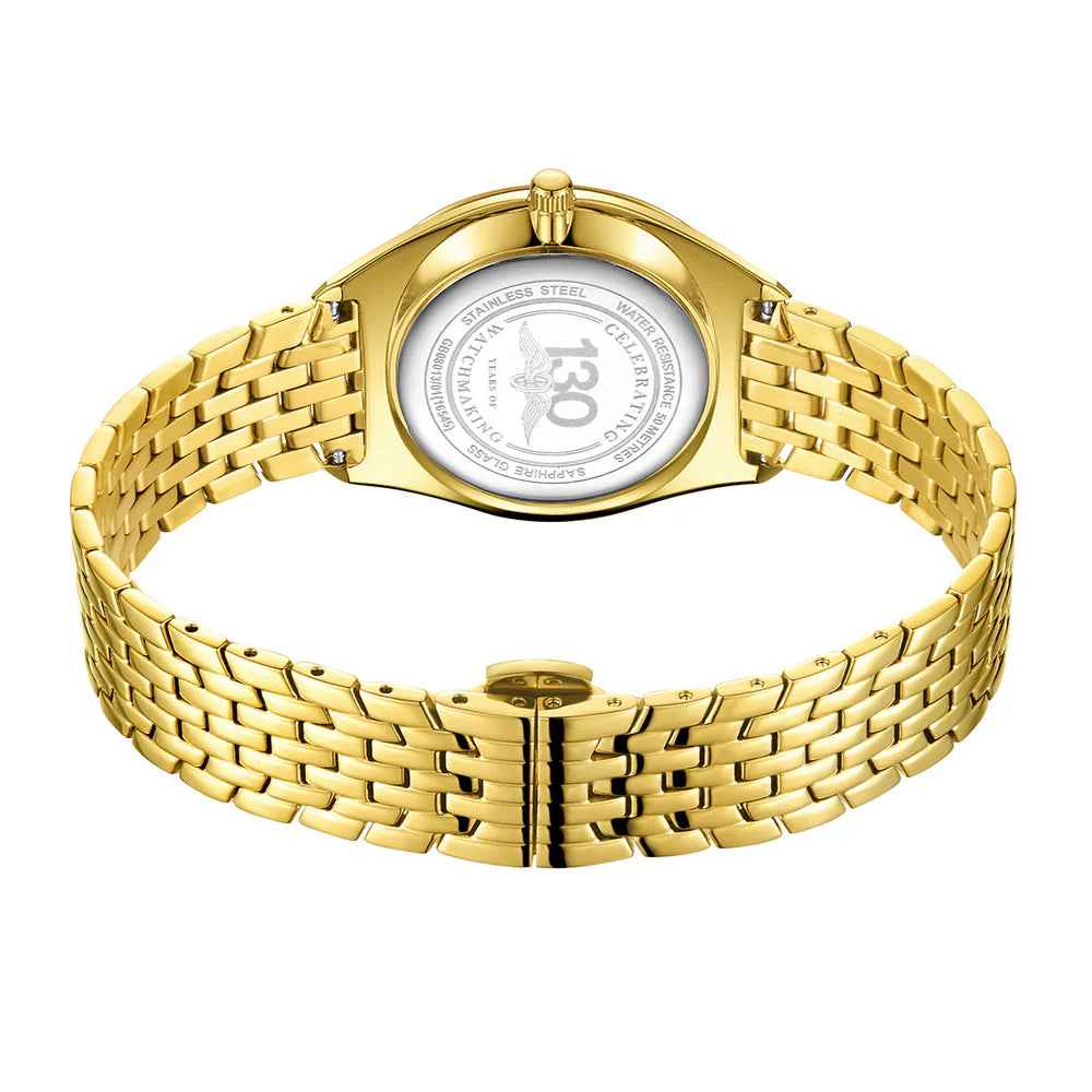 Rotary Ultra Slim Gents Gold Watch