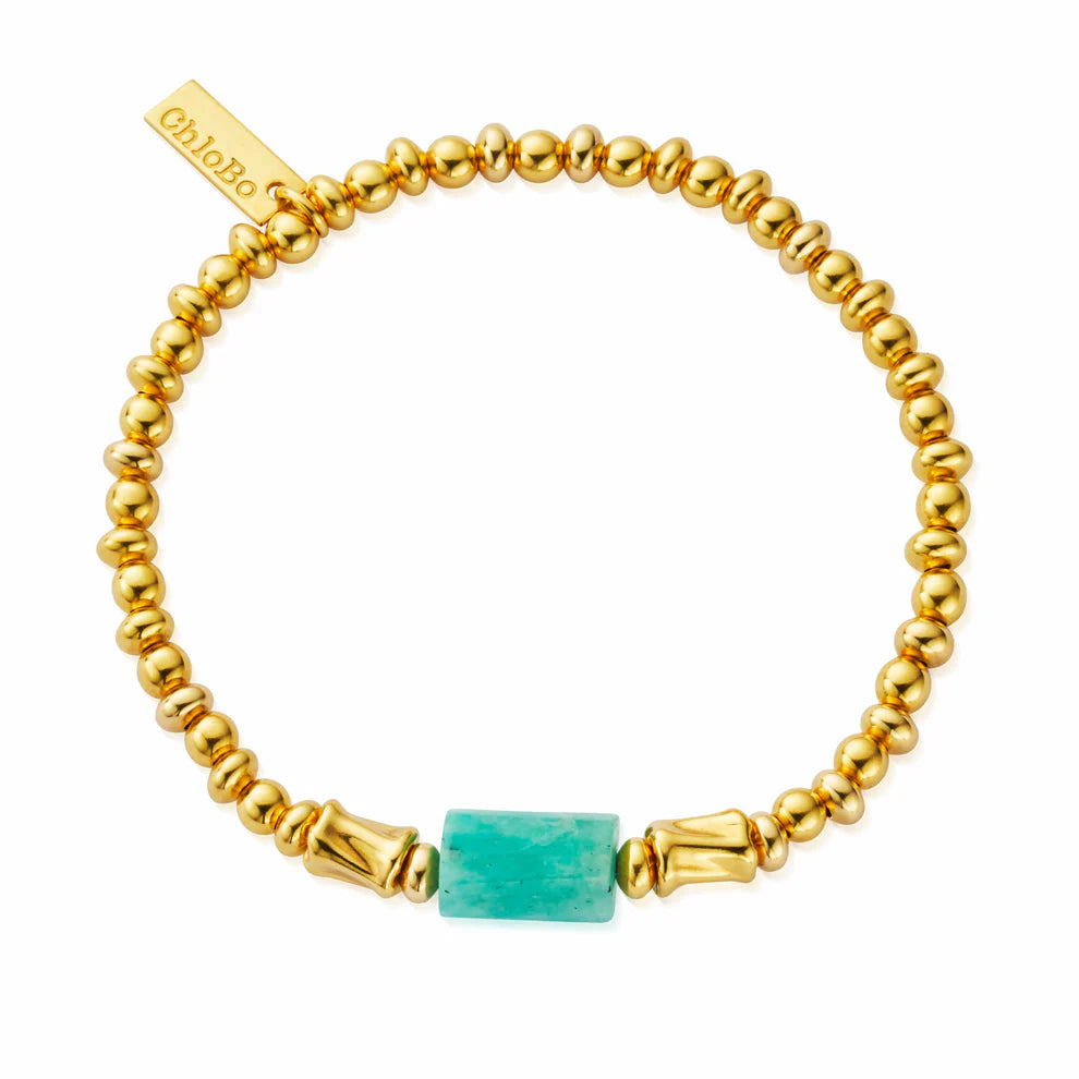Golden Balance Spirit Stone Bracelet-Amazonite
