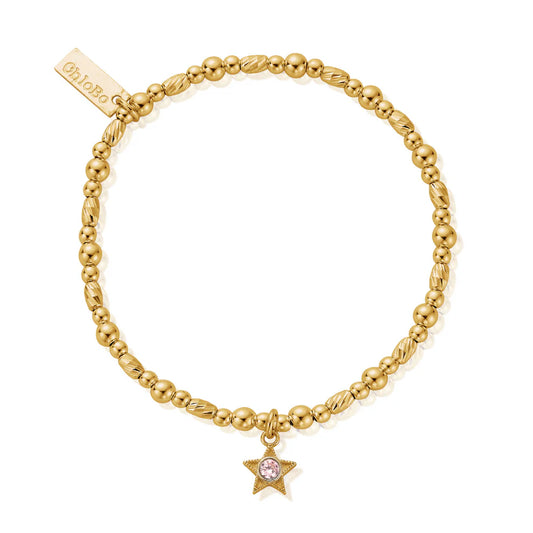 Gold October Birthstone Bracelet