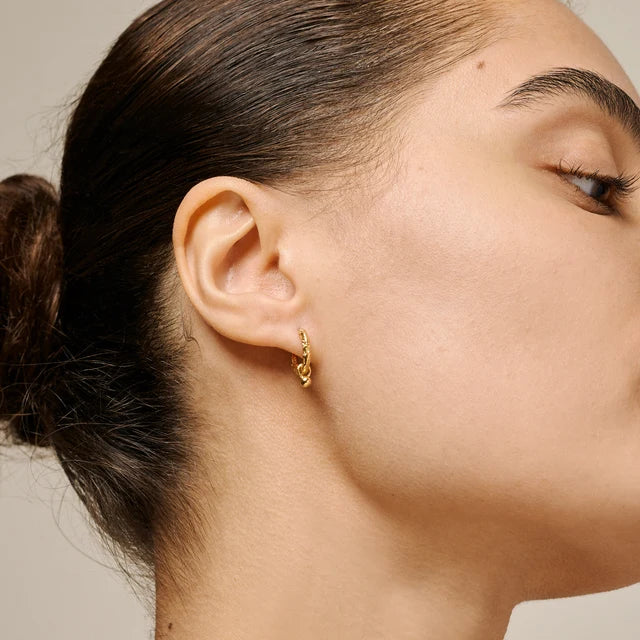 Gold Belle Hoops