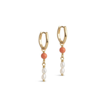 PRE ORDER Liva Hoops - Coral