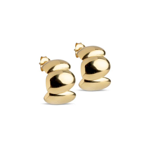 Gold Melia Chunky Hoops