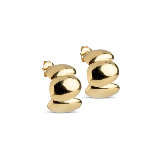 Gold Melia Chunky Hoops