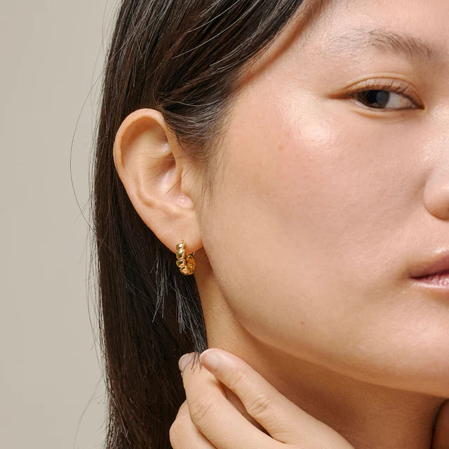 Gold Nara Hoops