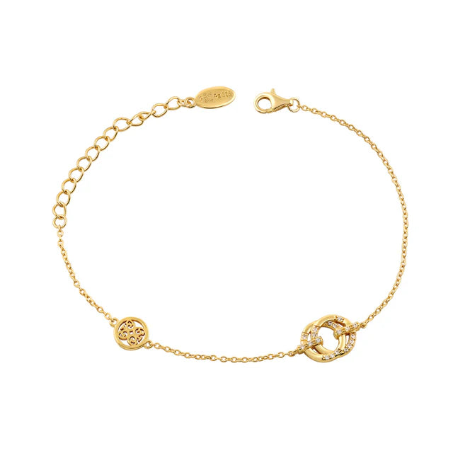 GEORGINI ALCHEMY COUTURE LINK BRACELET GOLD
