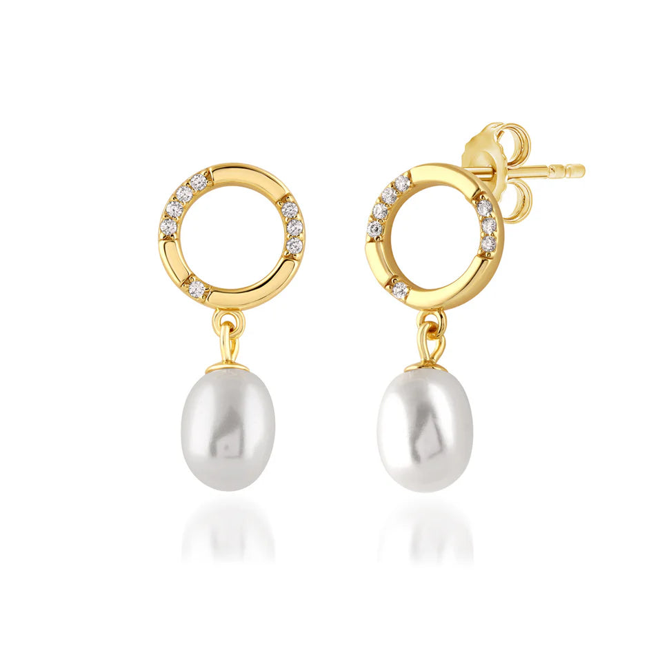 GEORGINI ALCHEMY SOL EARRINGS GOLD