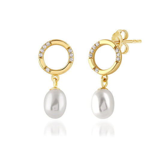 GEORGINI ALCHEMY SOL EARRINGS GOLD