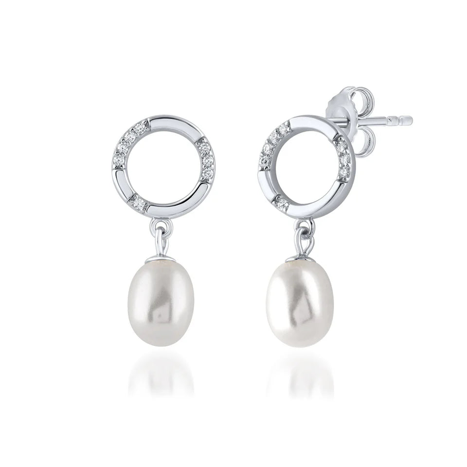 GEORGINI ALCHEMY SOL EARRINGS SILVER