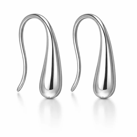GEORGINI ALCHEMY 925 TEARDROP EARRINGS SILVER