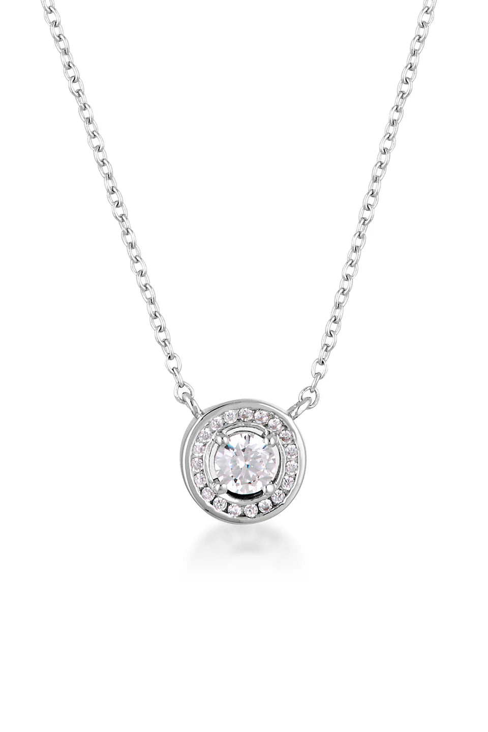 MILESTONE HALO PENDANT IN SILVER