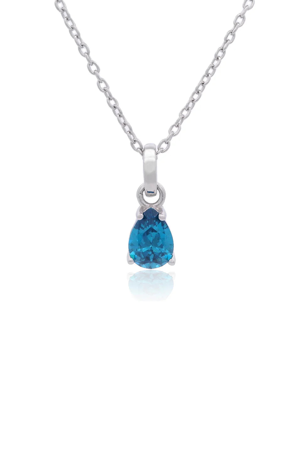 GEORGINI WISTERIA PENDANT BLUE TOPAZ CZ SILVER