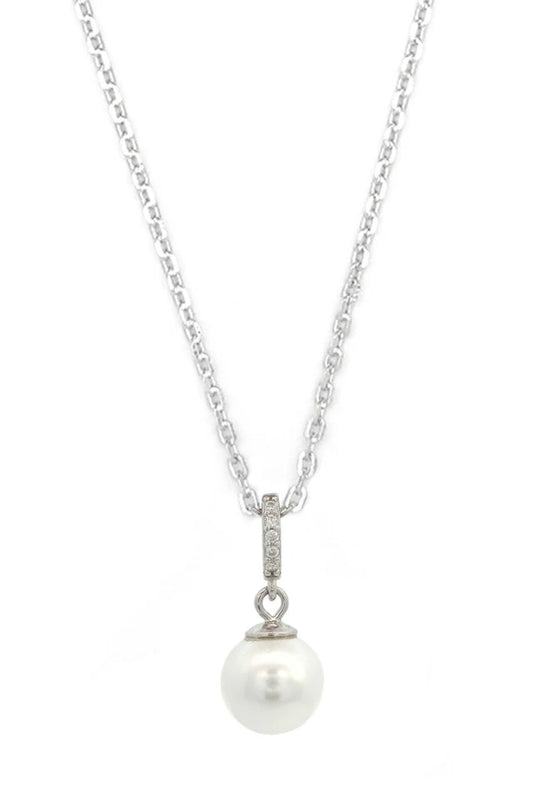 ADAGIO EFFORTLESS GLOW PEARL PENDANT SILVER