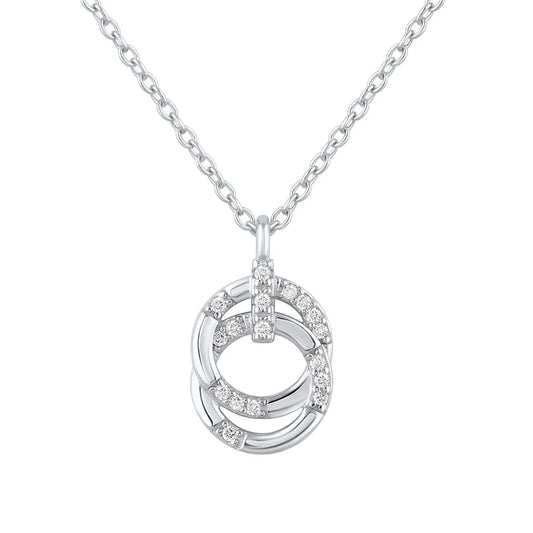 GEORGINI ALCHEMY COUTURE LINK PENDANT SILVER