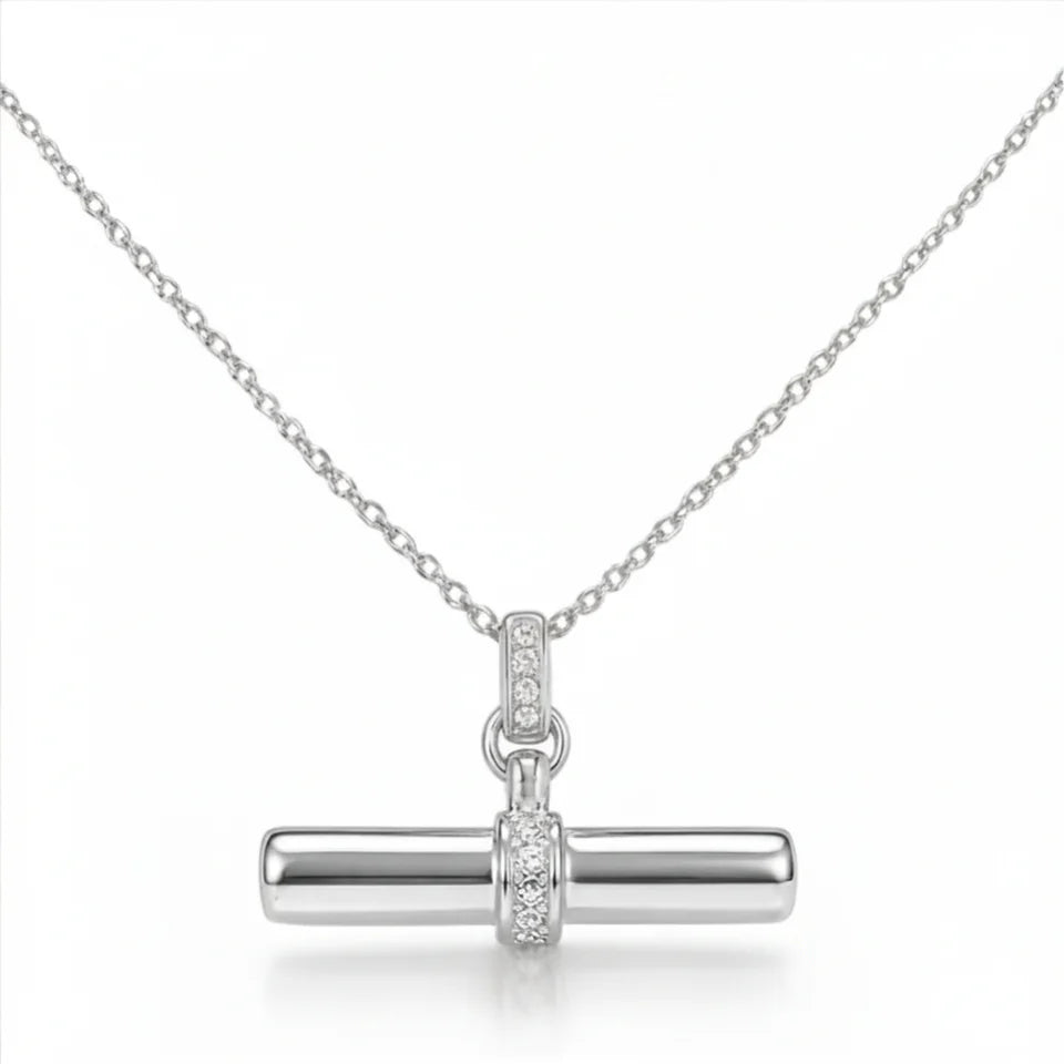 GEORGINI ALCHEMY ANDY FOB PENDANT SILVER