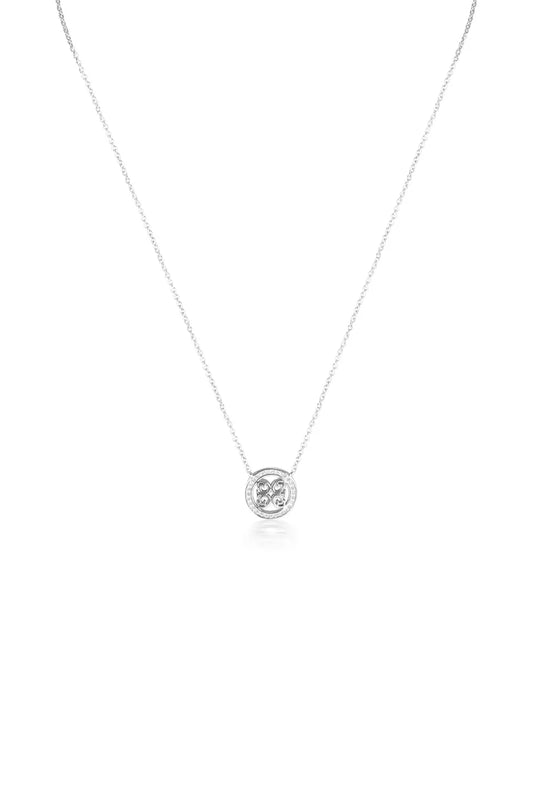 SIGNATURE MEDALION PENDANT SILVER