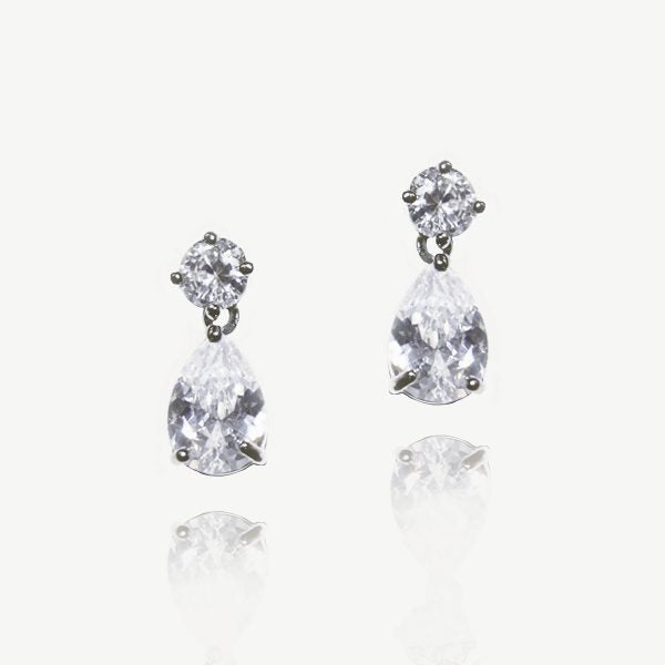 Imperial Crystal Teardrop Earrings