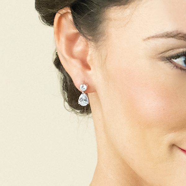 Imperial Crystal Teardrop Earrings