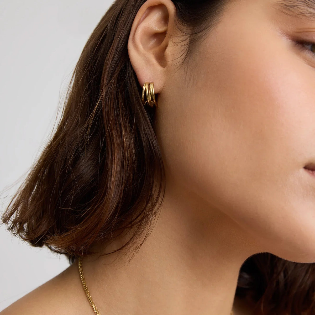 Intertwined Mini Hoops