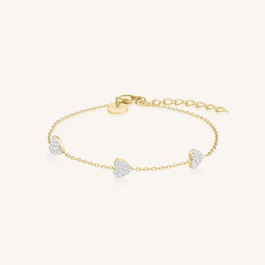 Rosefield 3 Hearts Bracelet