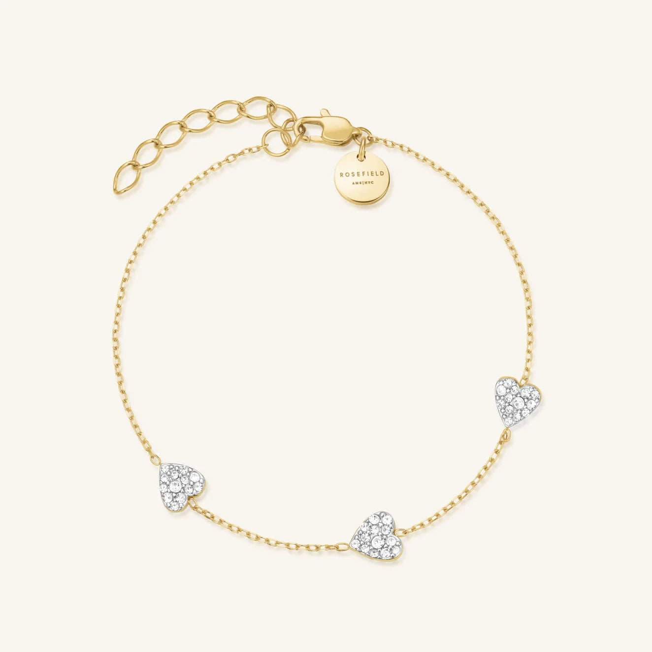 Rosefield 3 Hearts Bracelet