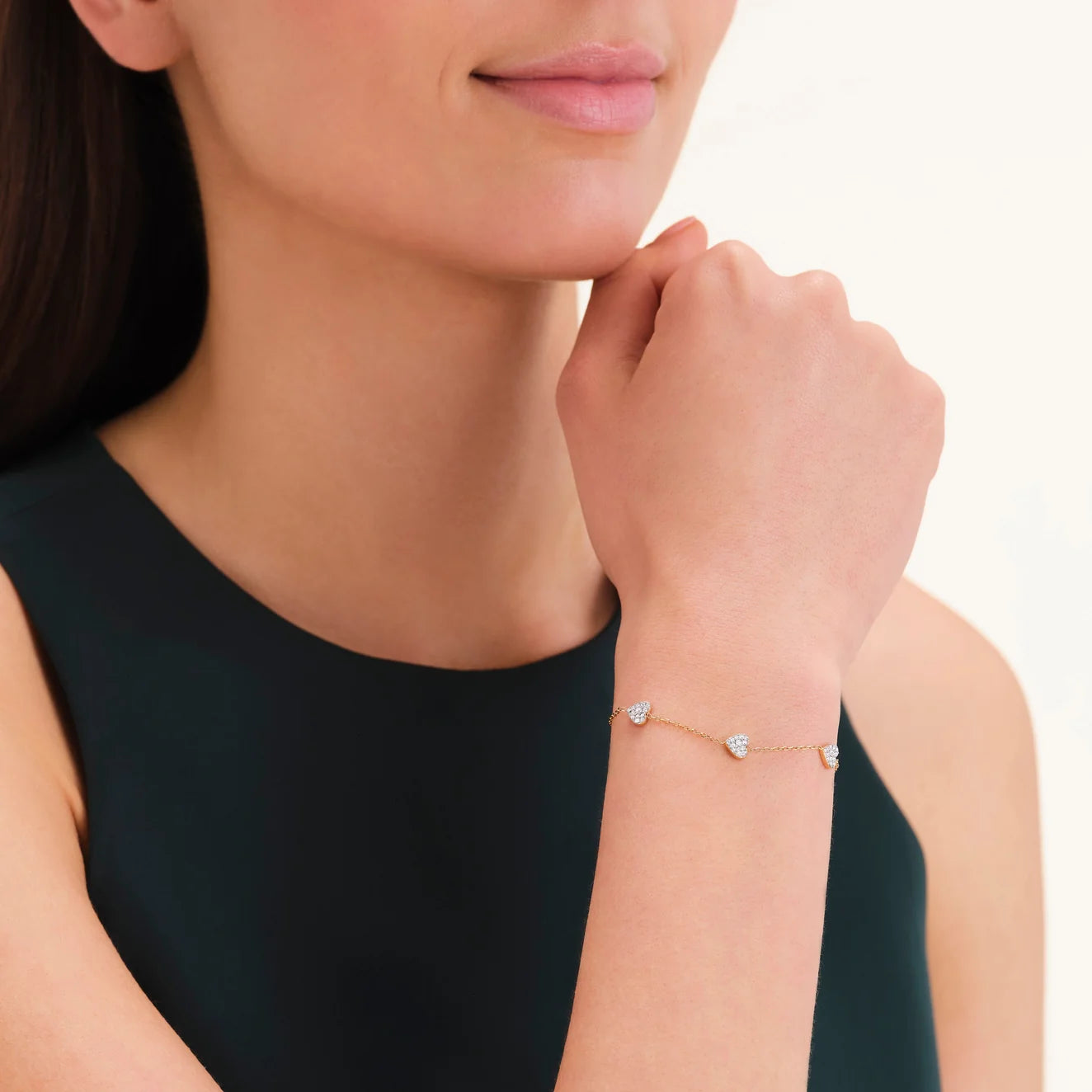 Rosefield 3 Hearts Bracelet