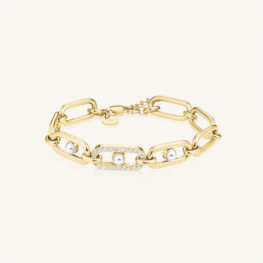 Rosefield Pearl Crystals Bracelet