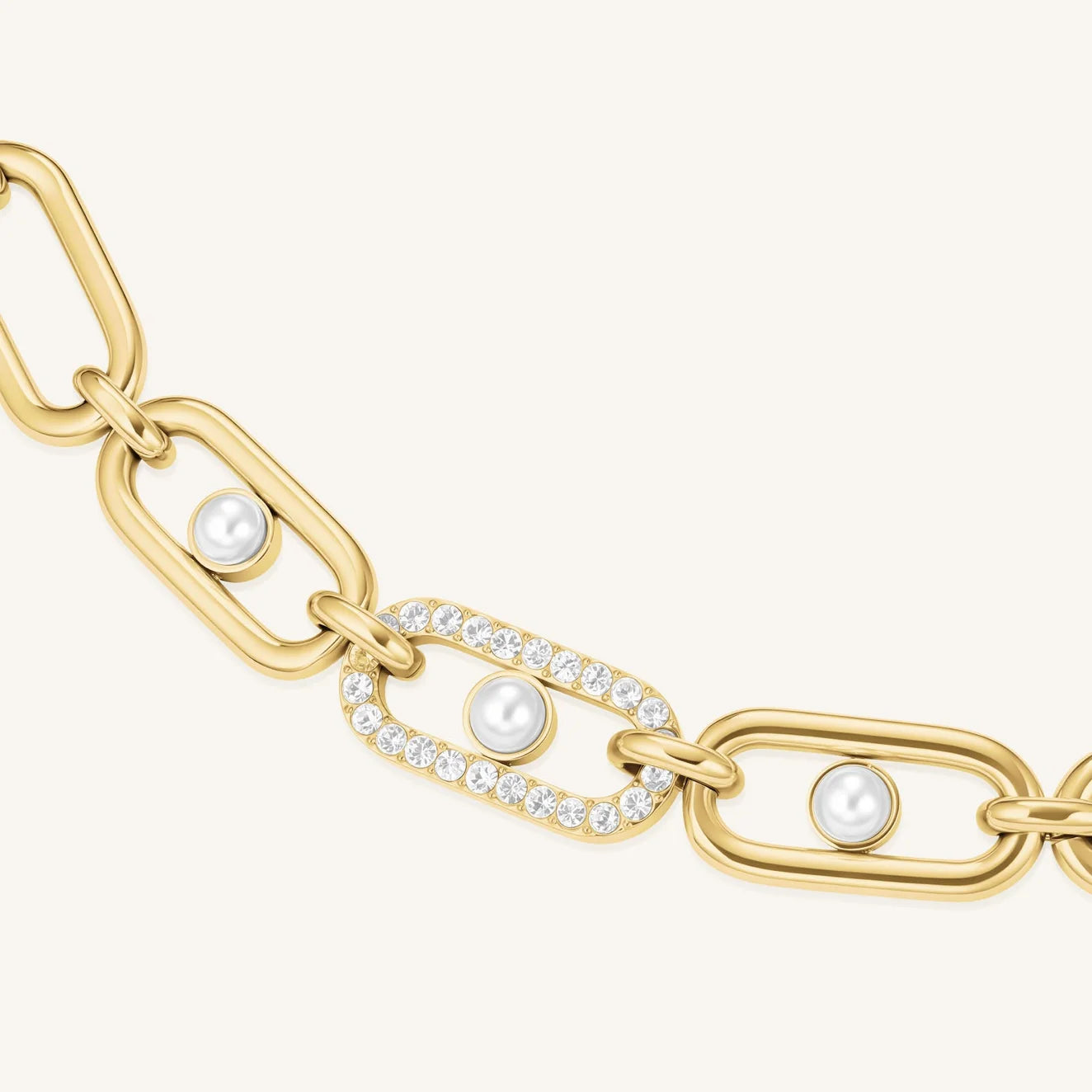 Rosefield Pearl Crystals Bracelet
