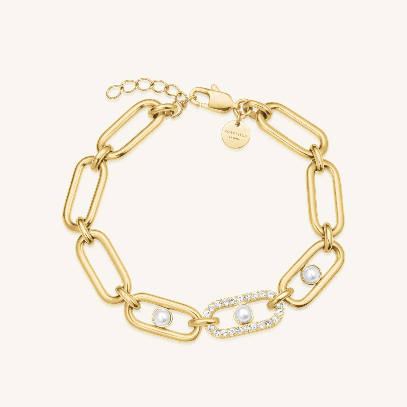 Rosefield Pearl Crystals Bracelet