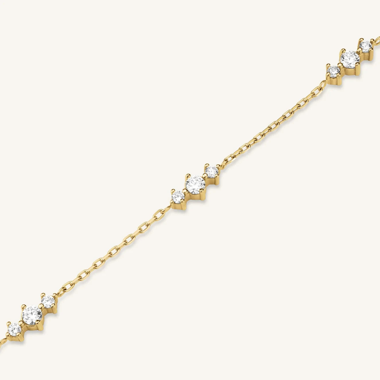 Rosefield Triple Stones Bracelet