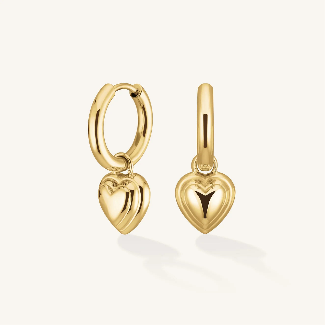Rosefield Heart Pendant Earrings