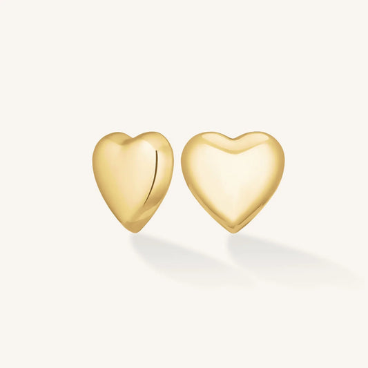 Rosefield Puffy Heart Studs