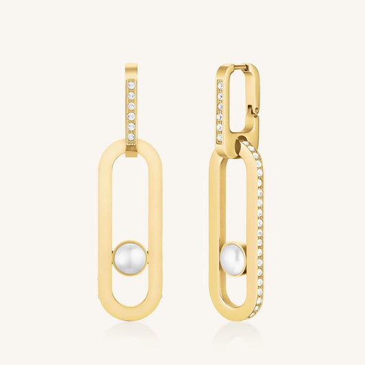 Rosefield Pearl Pendant Earring